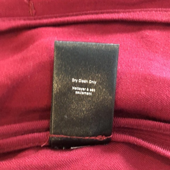Talula Aritzia  red blazer jacket collared SZ 2 - Picture 8 of 9